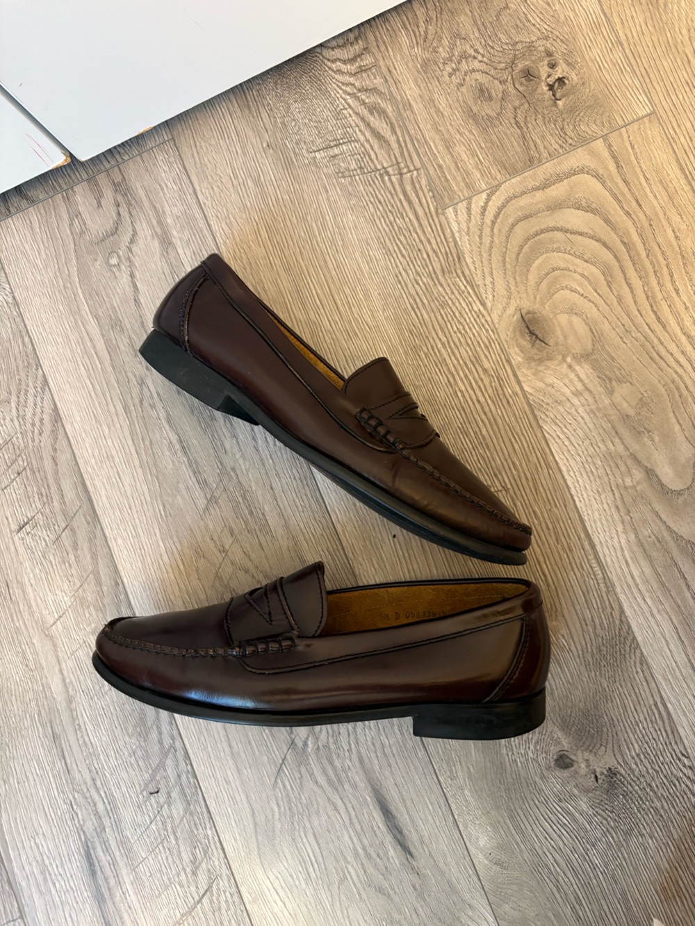 G.H. Bass & Co. Burgundy brown Leather Penny Loafers